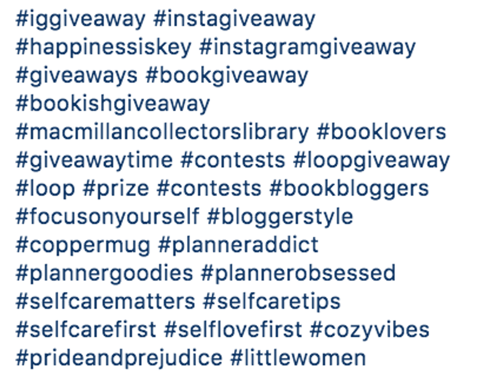sorteo en bucle de Instagram