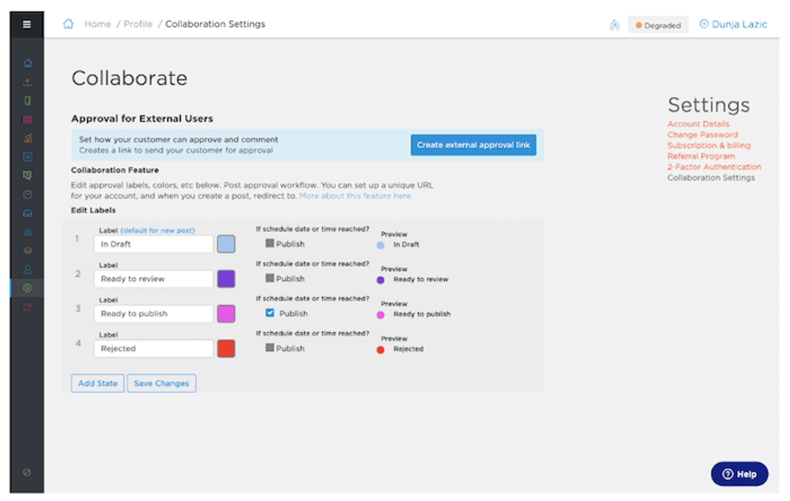 Proceso de aprobación en Instagram - Colaboración en Sked Social - Sked Social