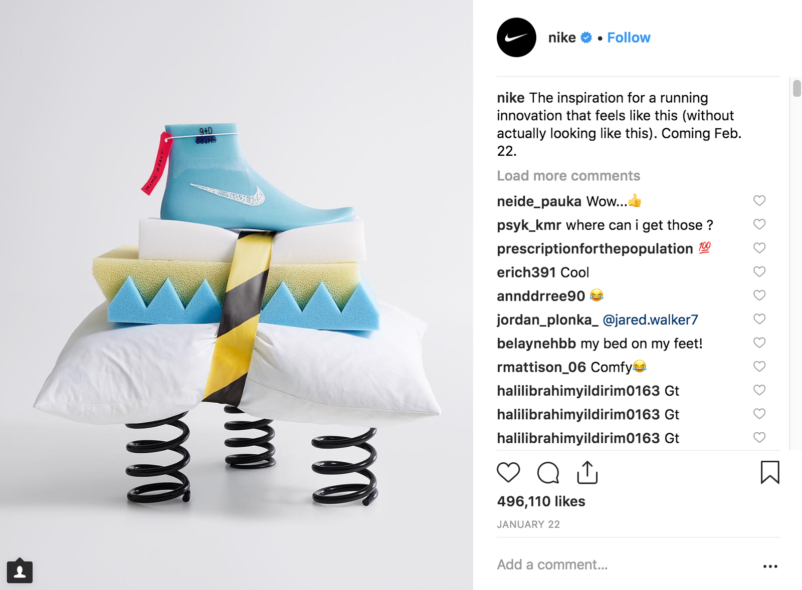 Mejores Campañas de Instagram 2018 - Nike - Sked Social