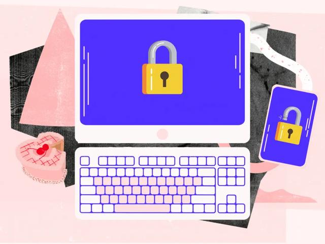 Computer and phone graphic showing 2 factor authentication