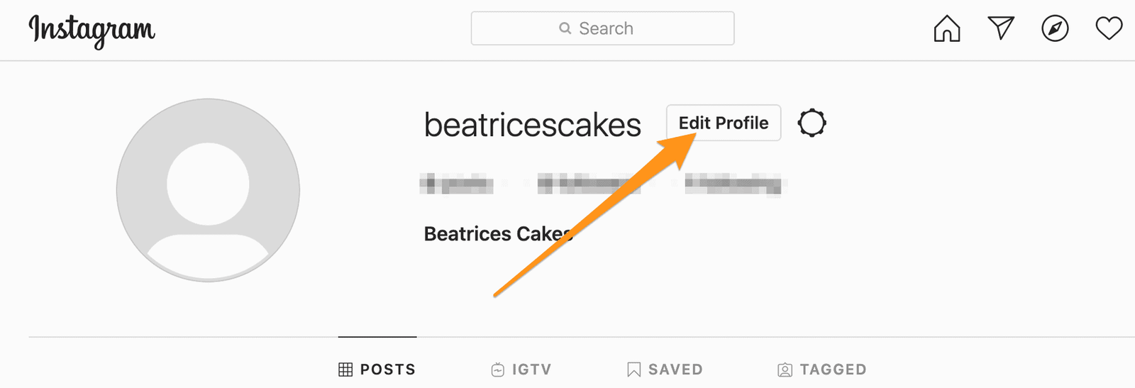 An image showing how to change Instagram profile picture.