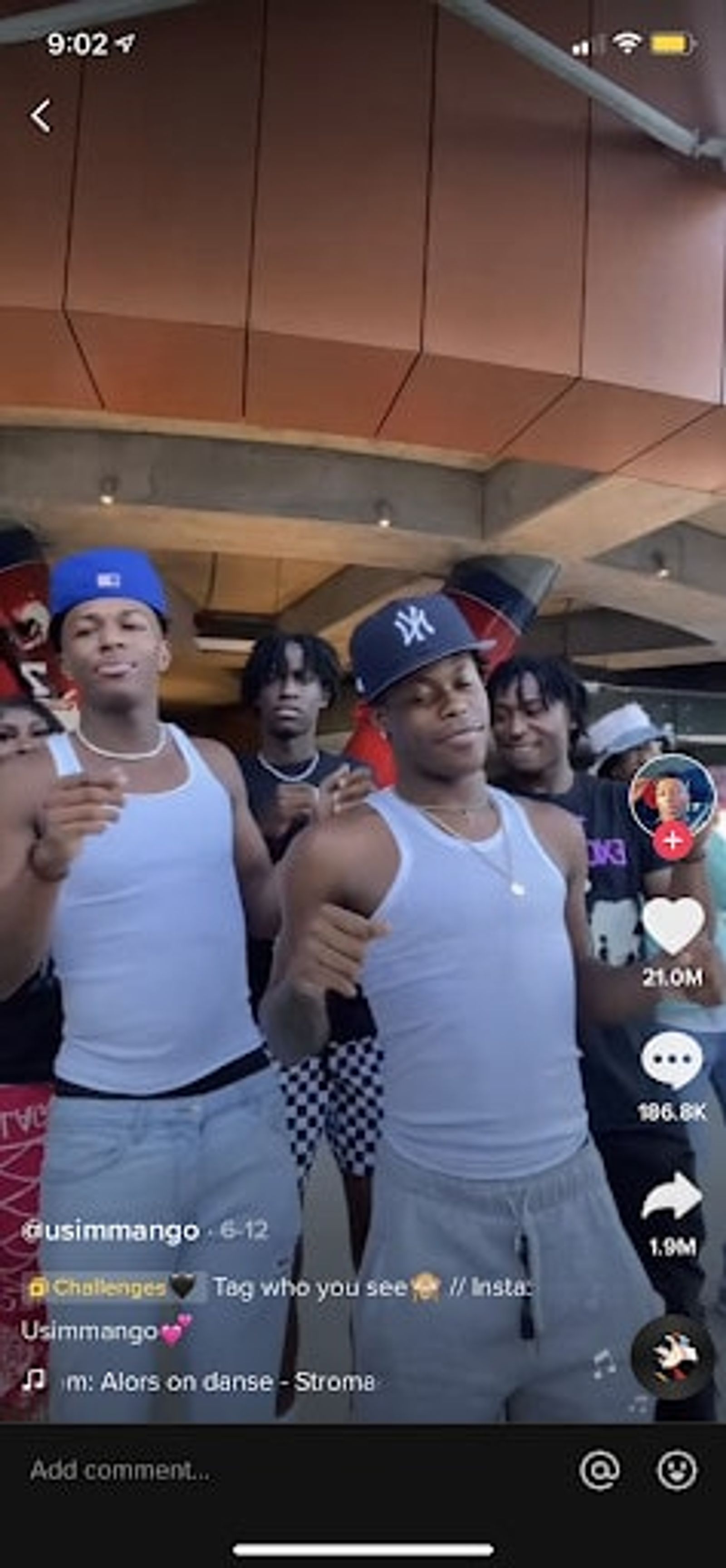 Usimango TikTok dance trend