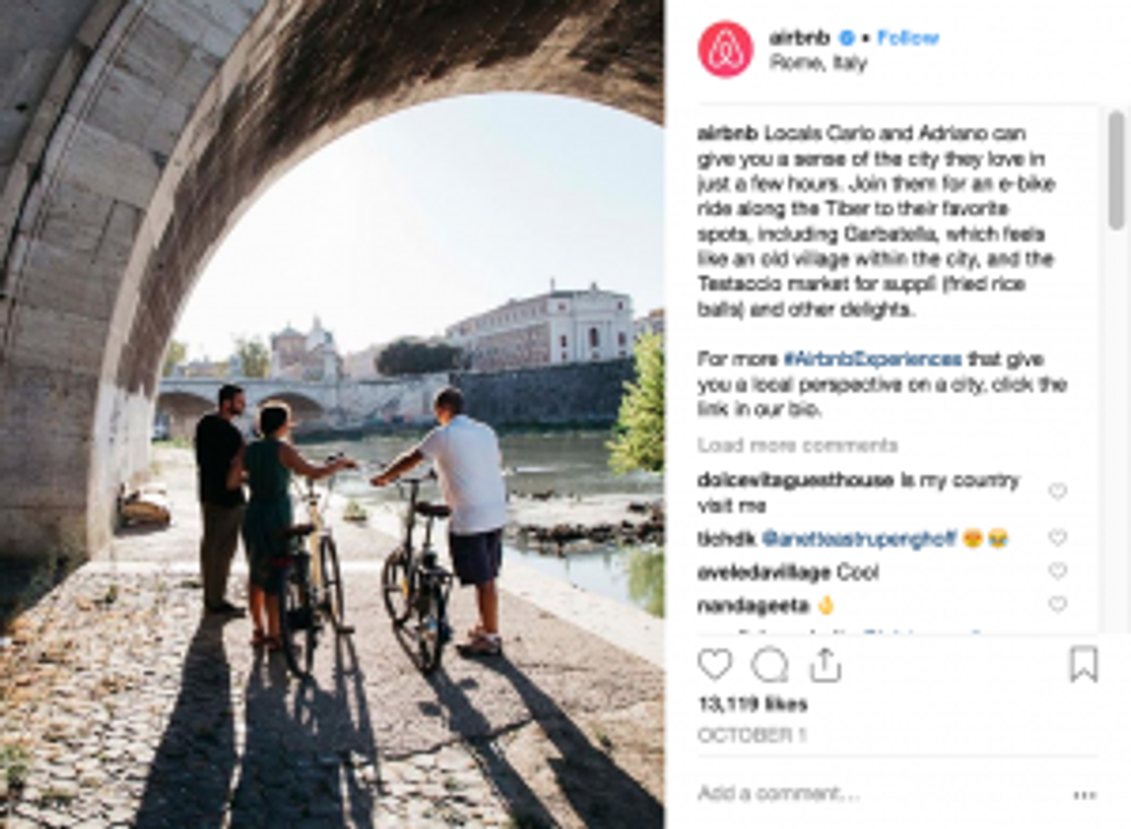 Estrategia de Instagram: Campaña de Experiencias de Airbnb