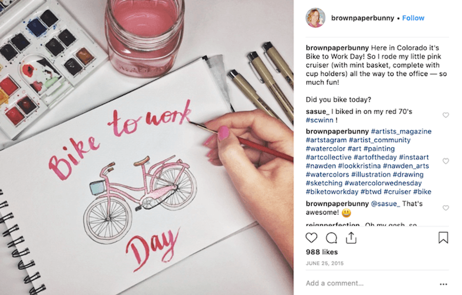 Ideas de campaña en redes sociales para mayo - Día de Ir en Bicicleta al Trabajo - Sked Social