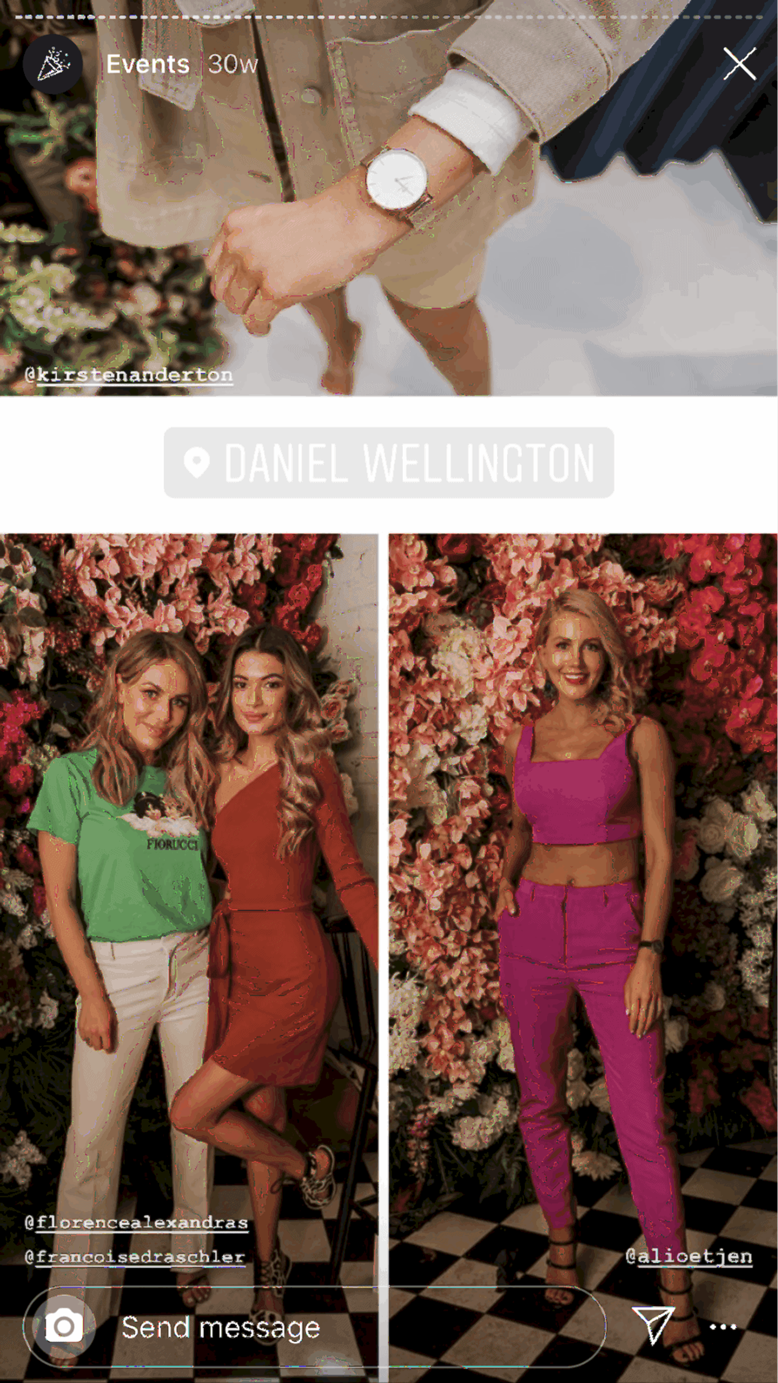 Ejemplo de stickers de historias de Instagram 7.