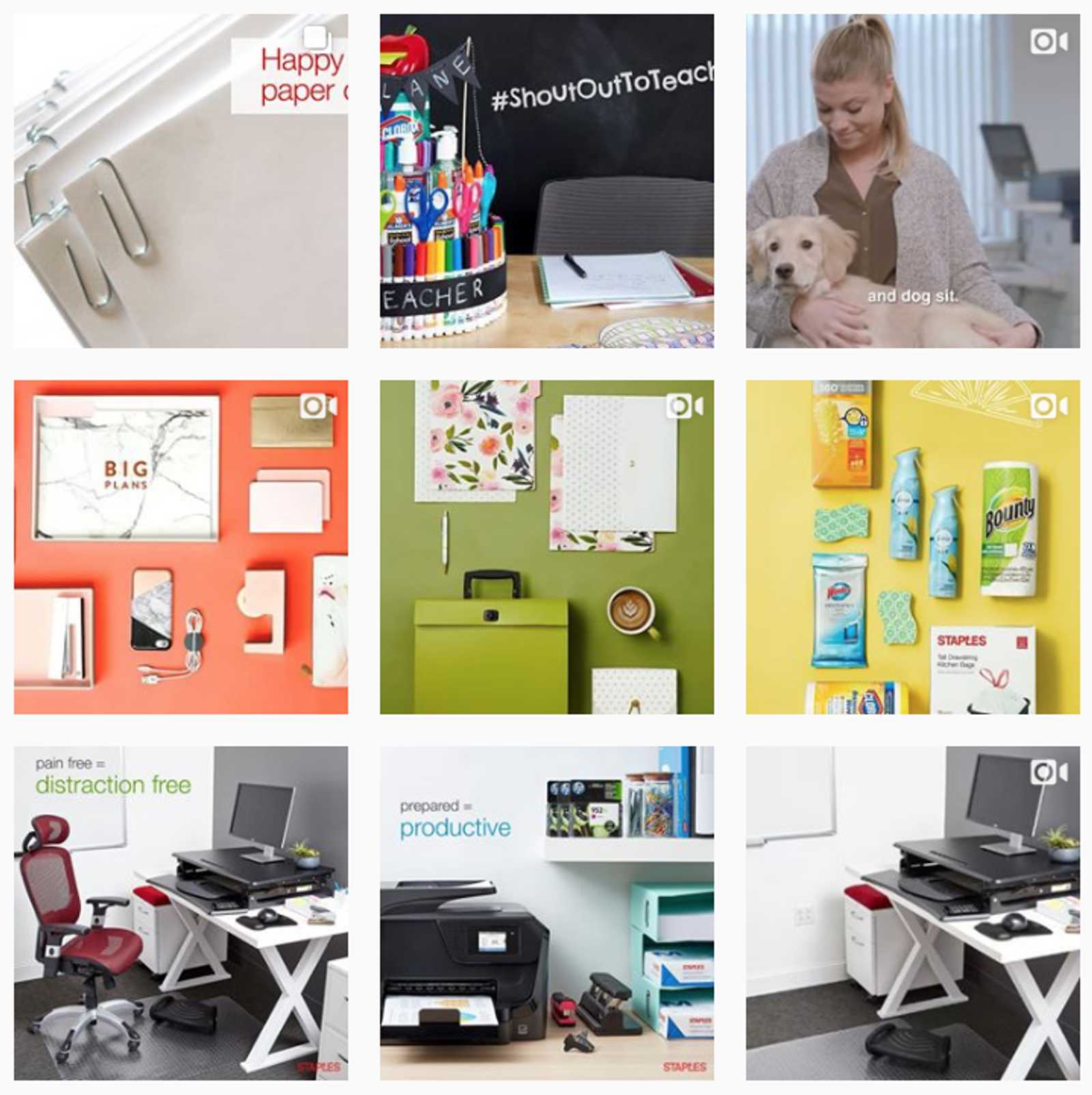 Staples - Con qué frecuencia debería publicar en Instagram - Sked Social