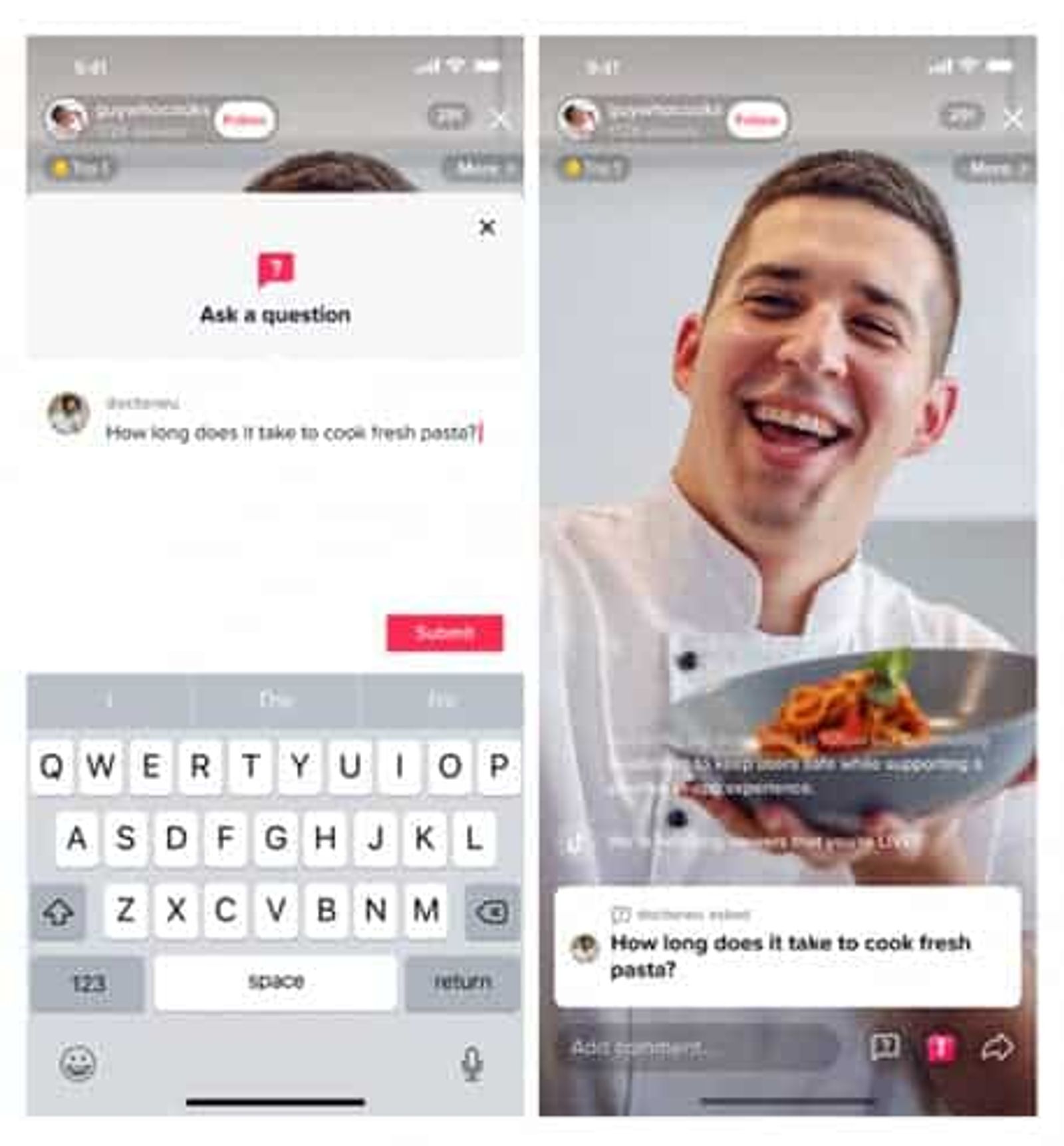 @ el chico que hace vídeos de cocina en TikTok
