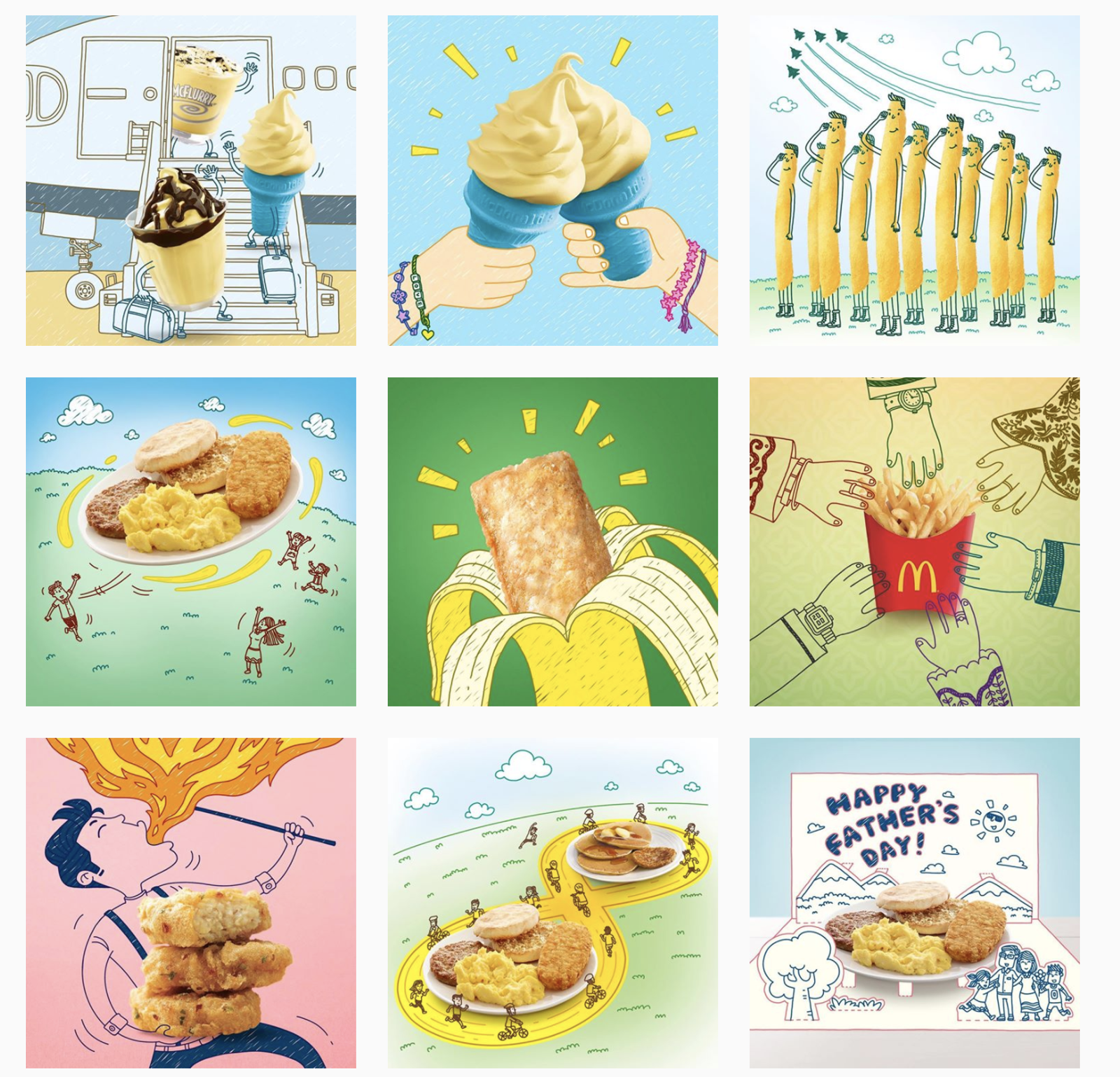 Ideas para el Feed de Instagram: McDonalds - Schedugram
