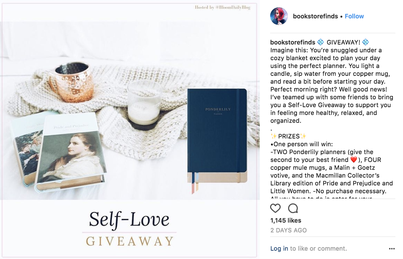 sorteo en bucle de Instagram