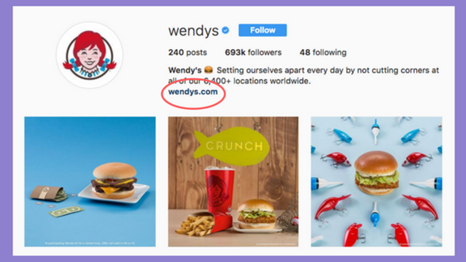 links in your Instagram bio