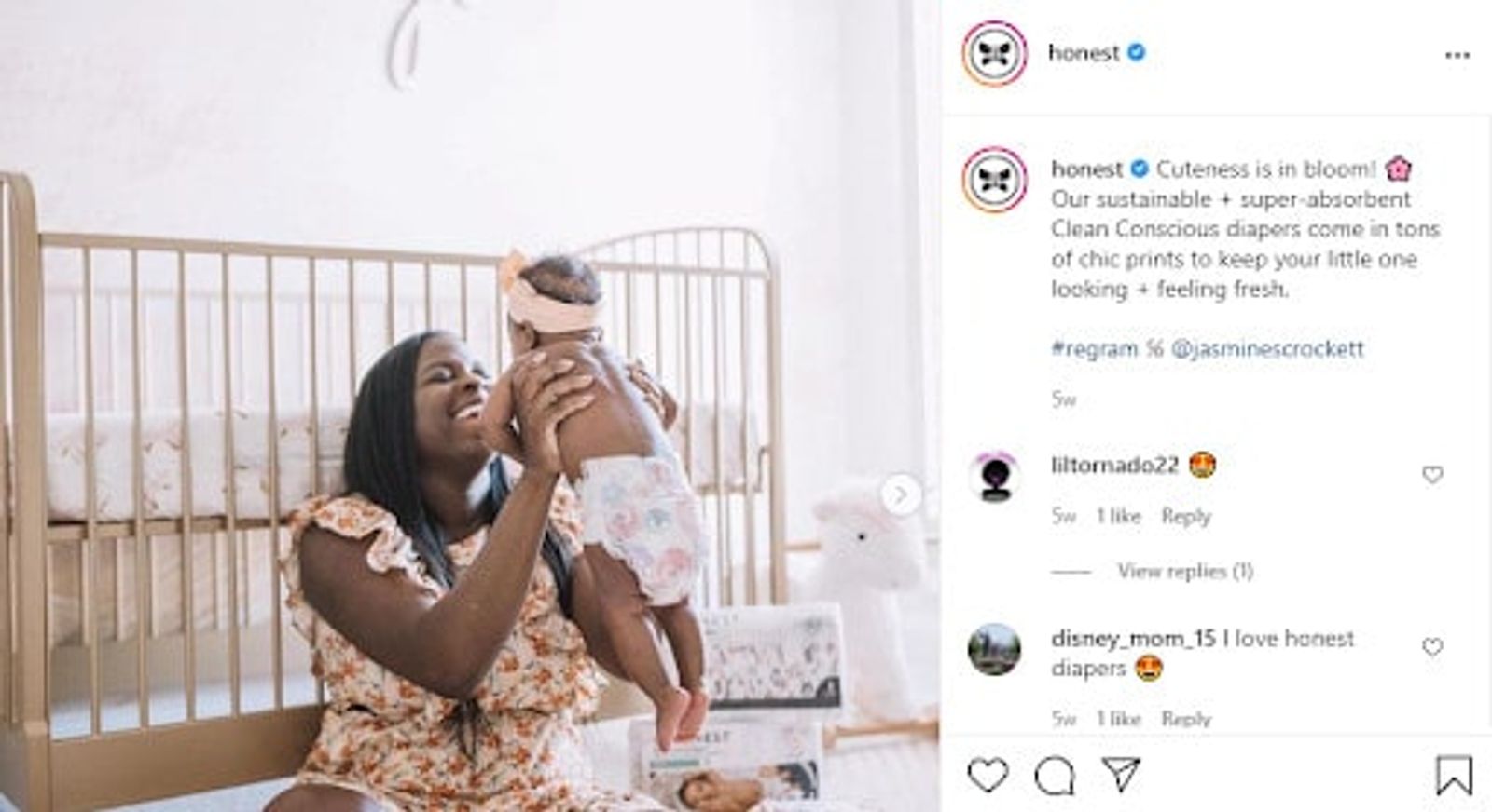 Instagram de Honest Company