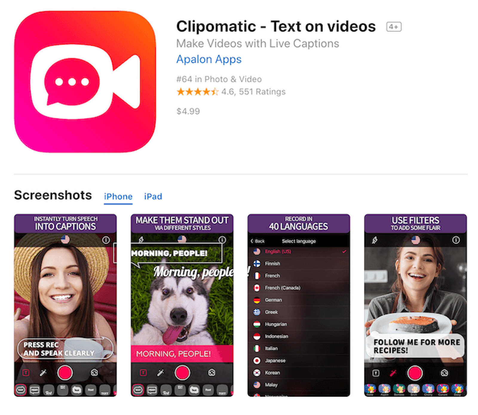 Video Captions for Instagram - Sked Social - Clipomatic