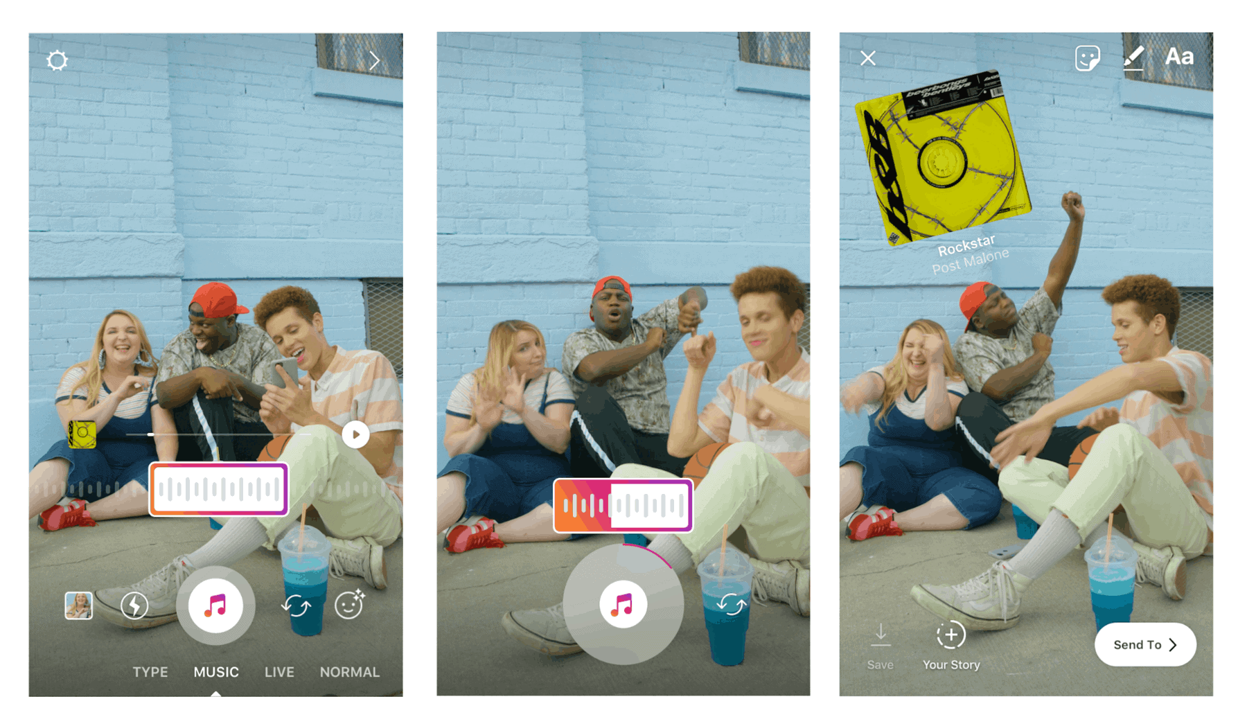 Ejemplo de stickers de historias de Instagram 4