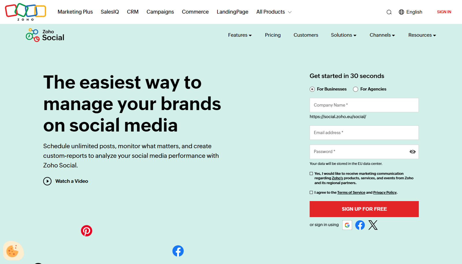 Zoho Social