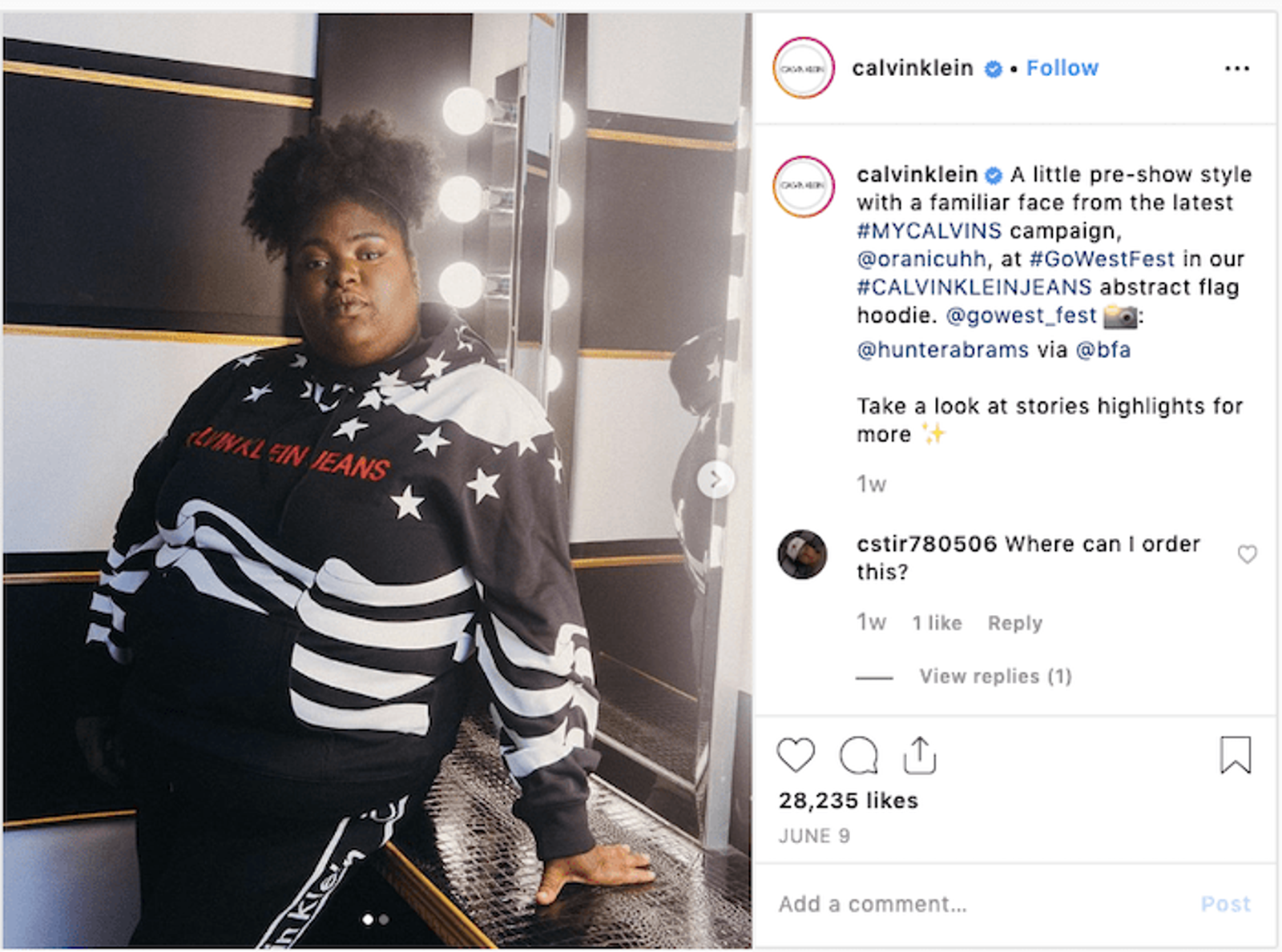 Contenido generado por el usuario - Calvinklein - Sked Social