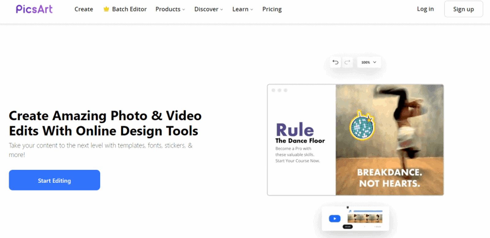 Editor de imágenes y video PicsArt