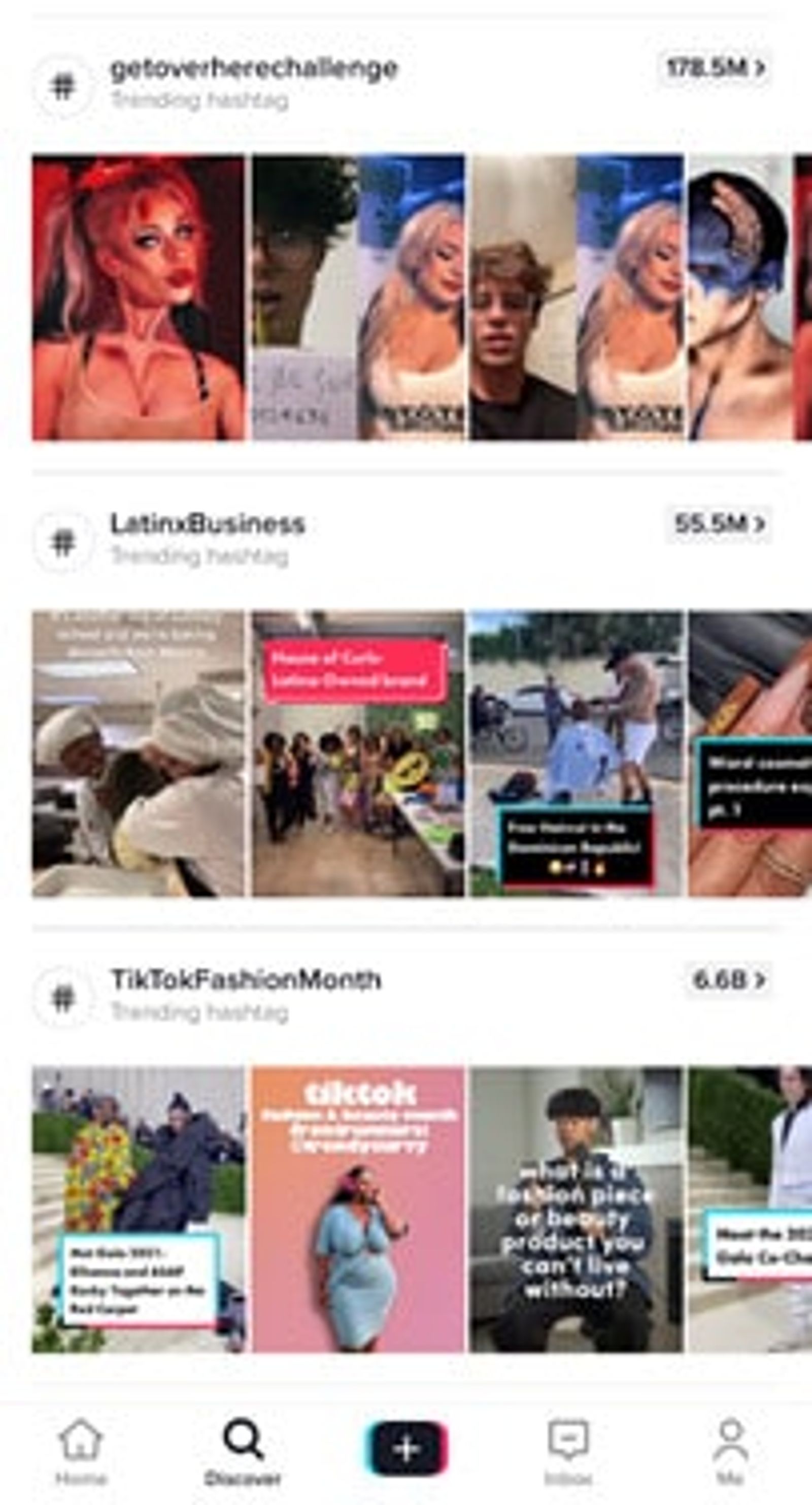 Ejemplos de hashtags empresariales