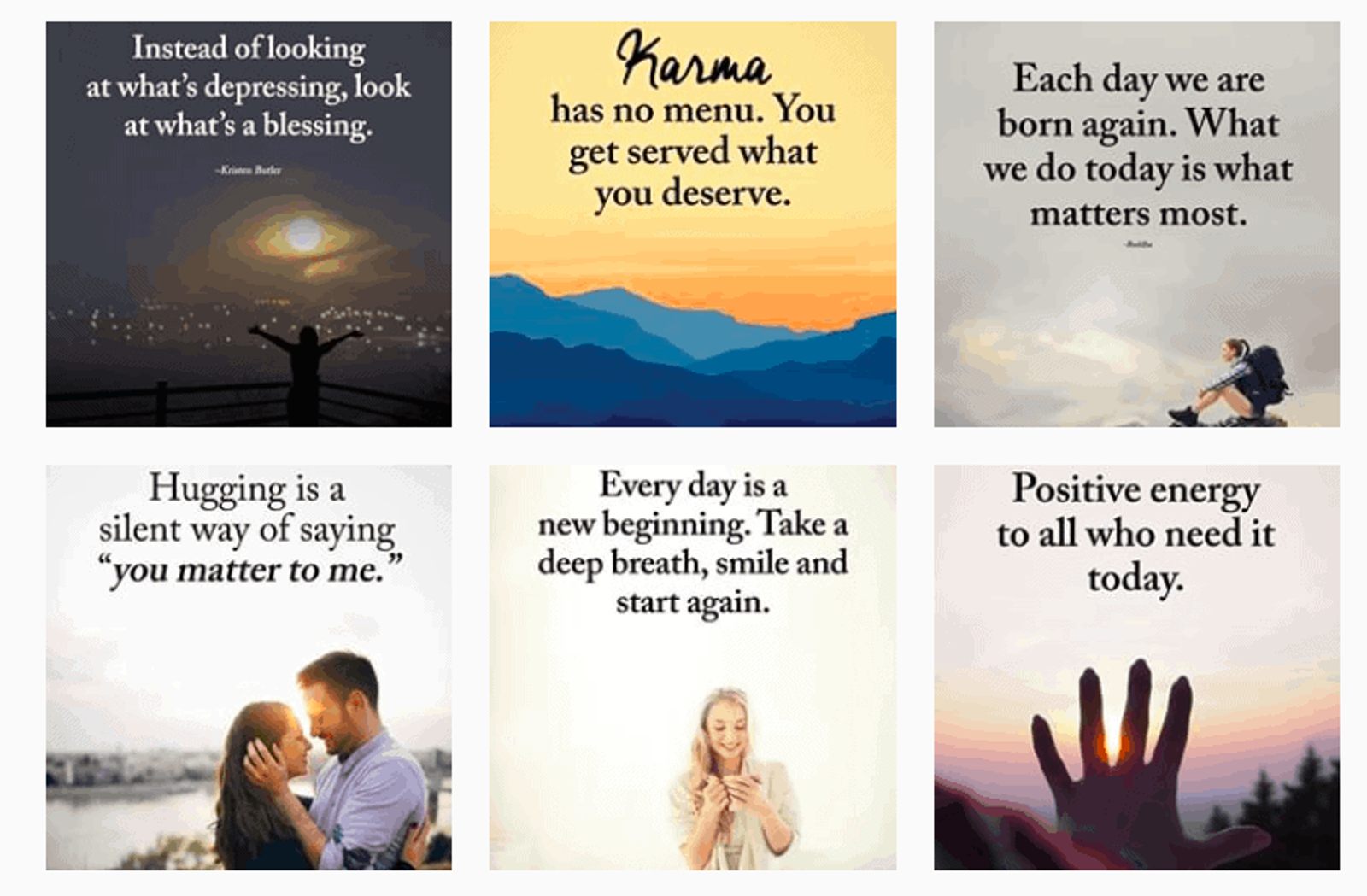 Example of instagram quotes.