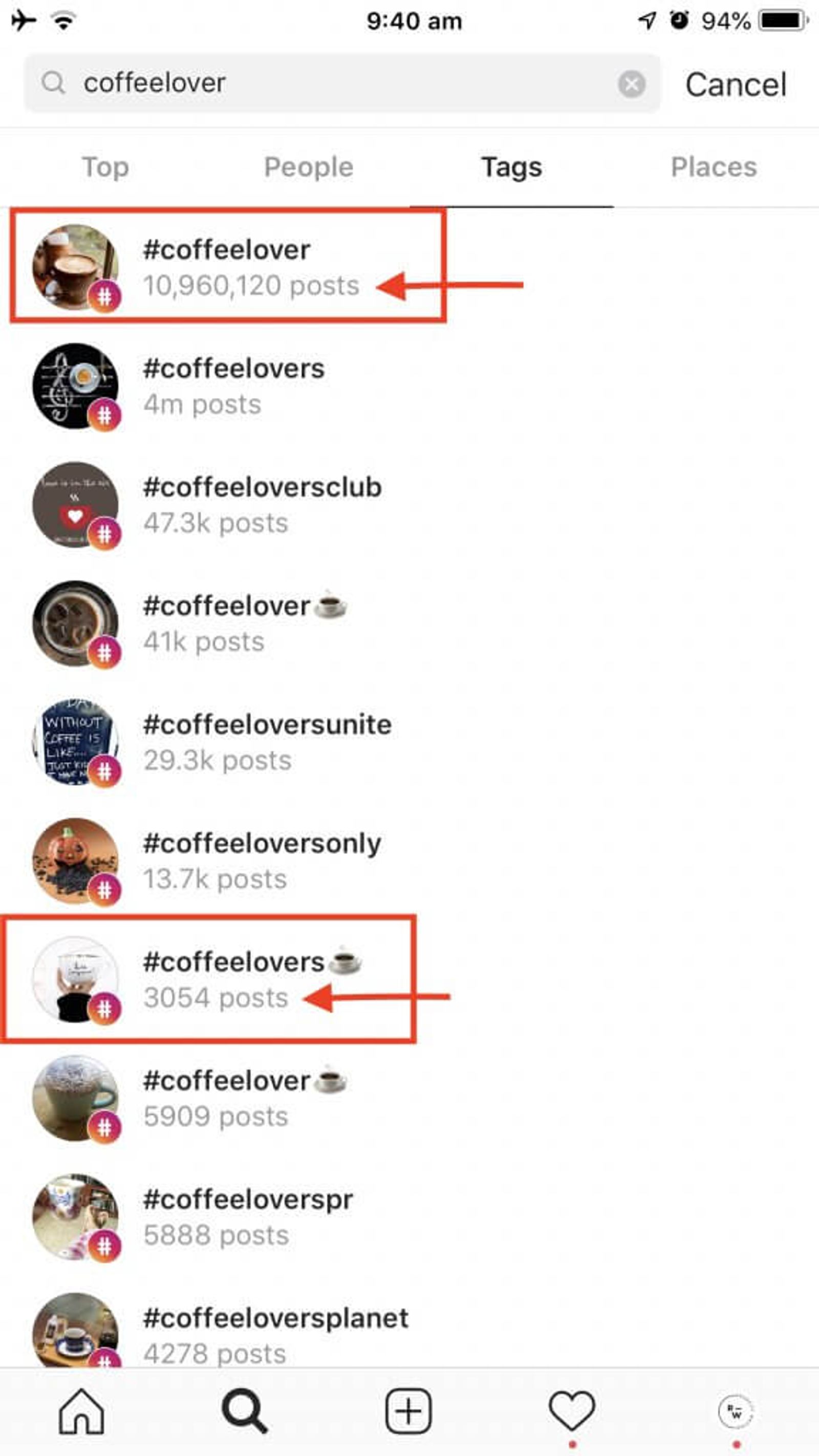 Cómo usar Hashtags - Volumen - Sked Social