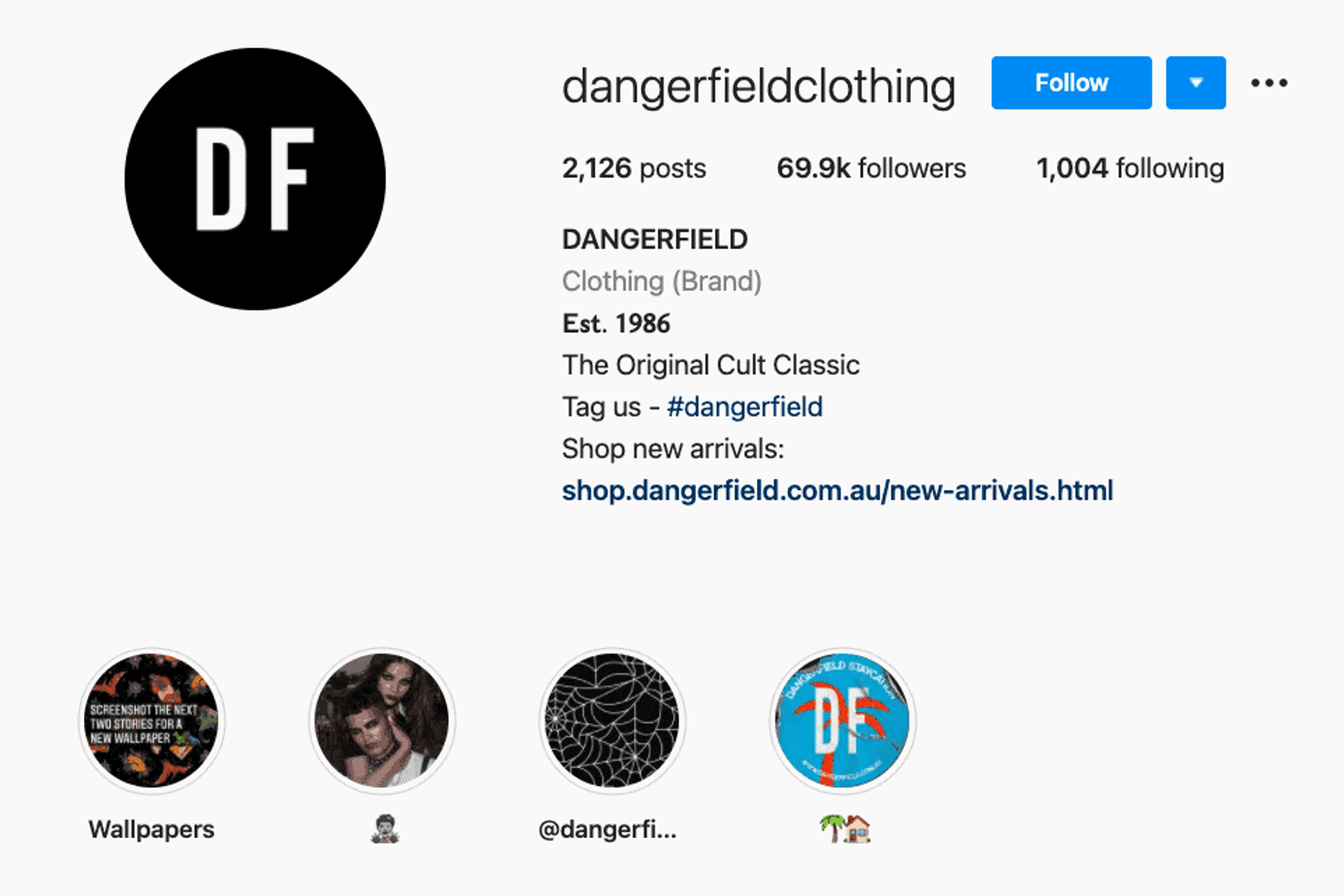Hashtag de Dangerfield en la estrategia de bop