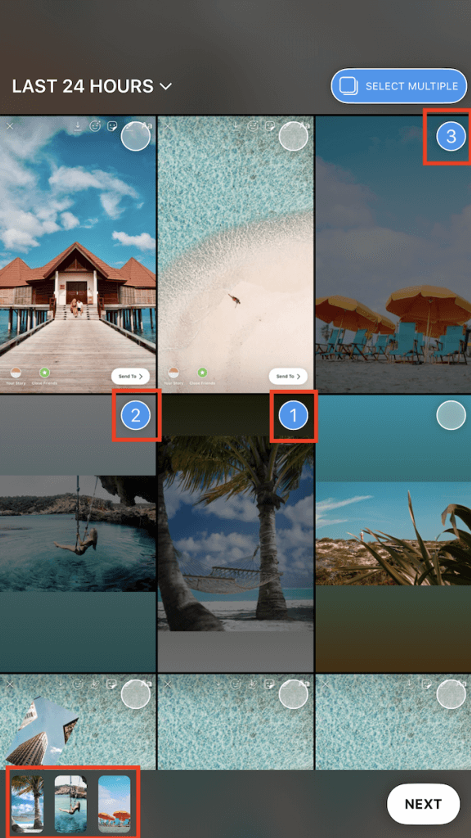 Cómo agregar múltiples fotos a las publicaciones de historia de Instagram - Sked Social