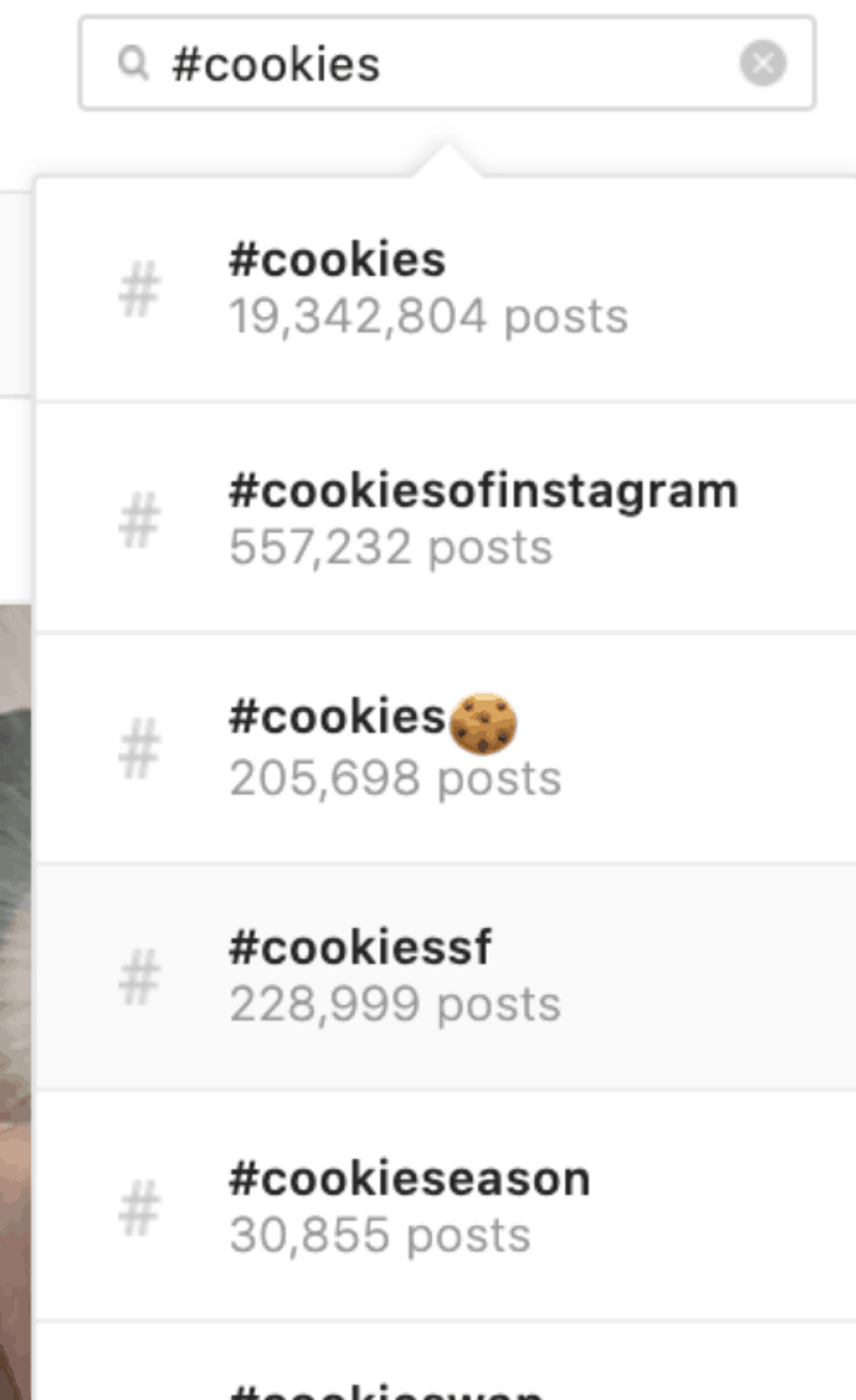 Etiquetado en Instagram - Volumen de Galletas - Sked Social