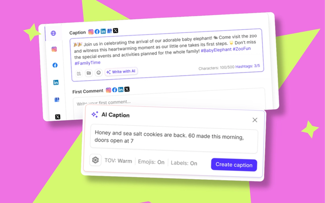 Sked Social AI captions