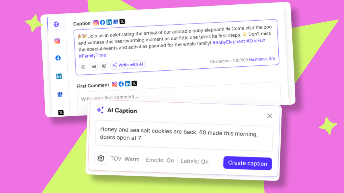 Sked Social AI captions