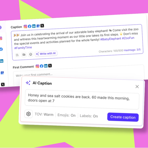 Sked Social AI captions