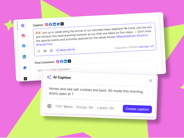 Sked Social AI captions