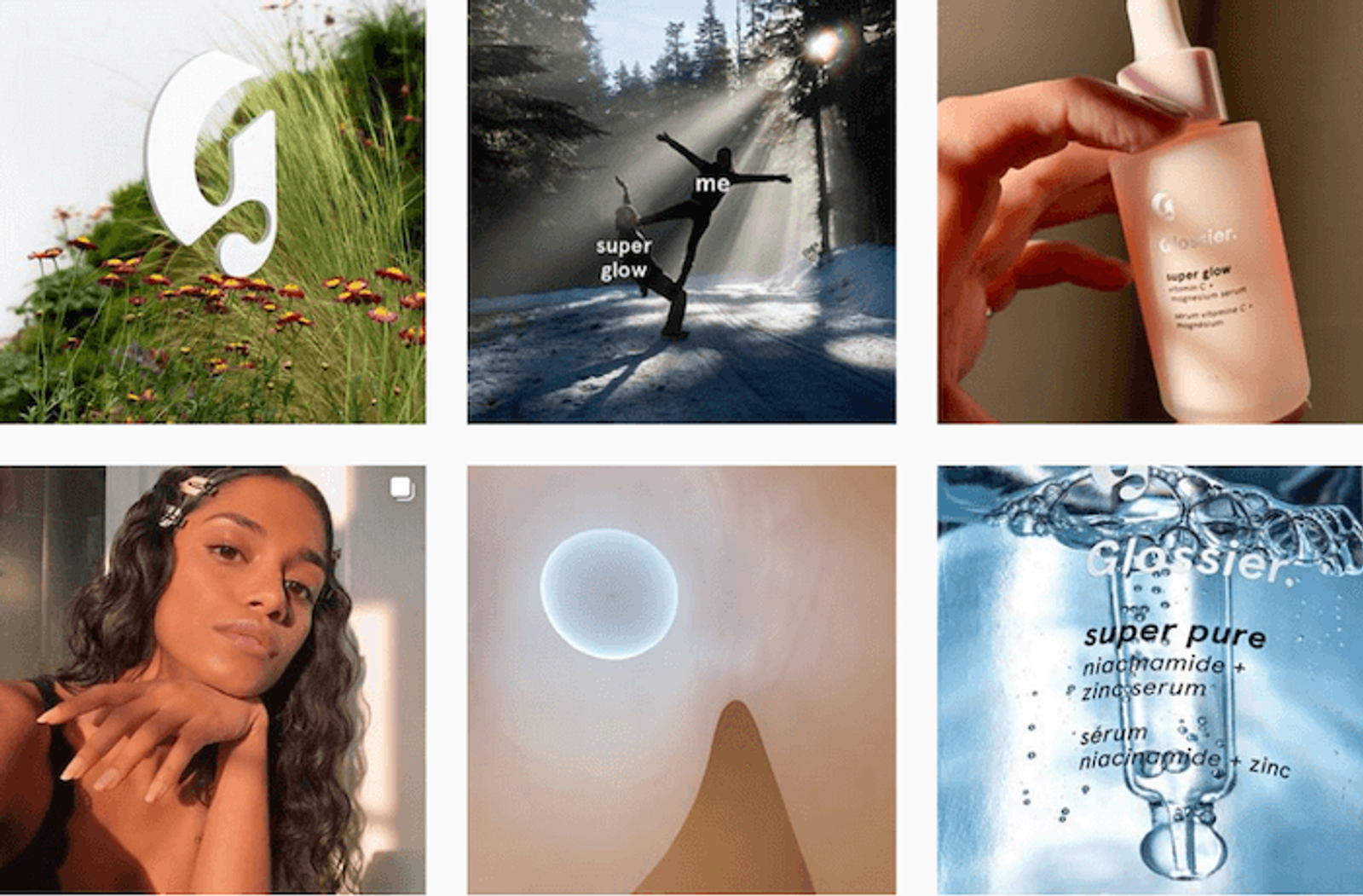 Aspirational Instagram Brands - Sked Social - Glossier