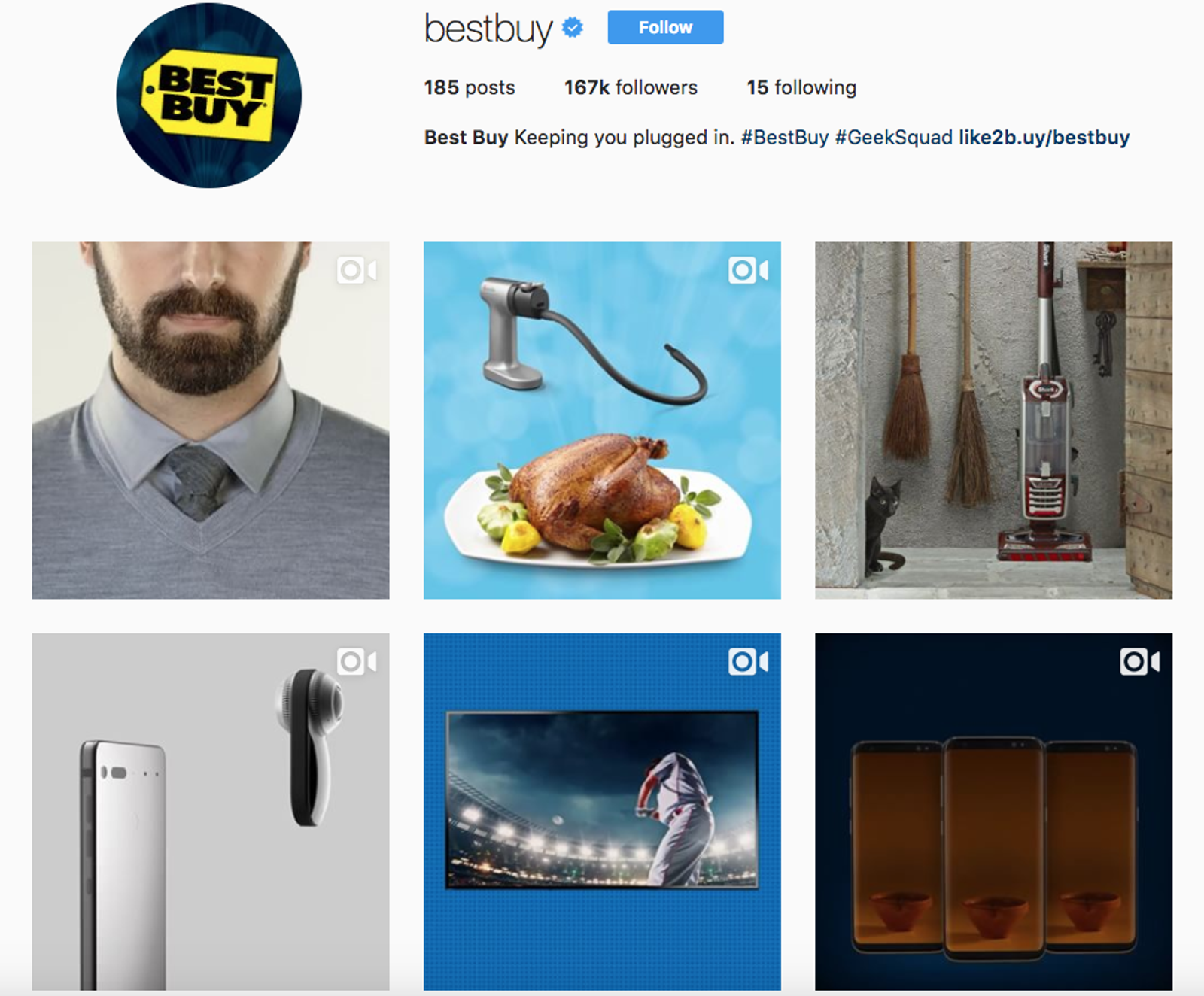Instagram Brand - Best Buy - Sked Social