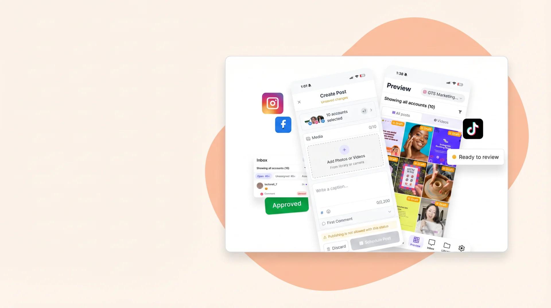 Sked mobile app — schedule on the go.