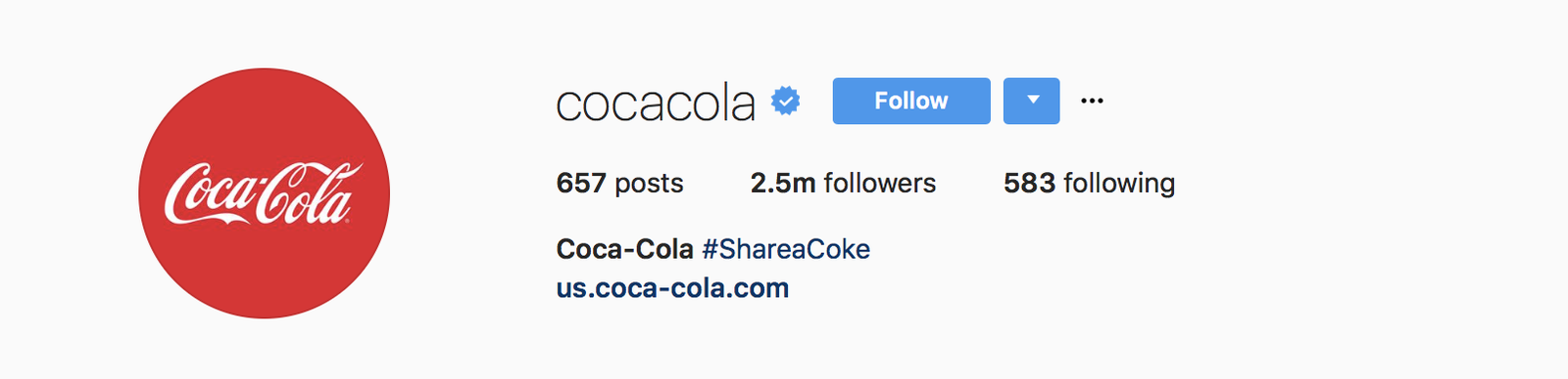 biografía de empresa en instagram