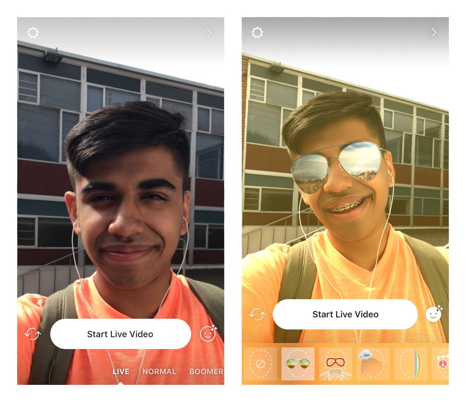 Otro ejemplo de filtros en Instagram.
