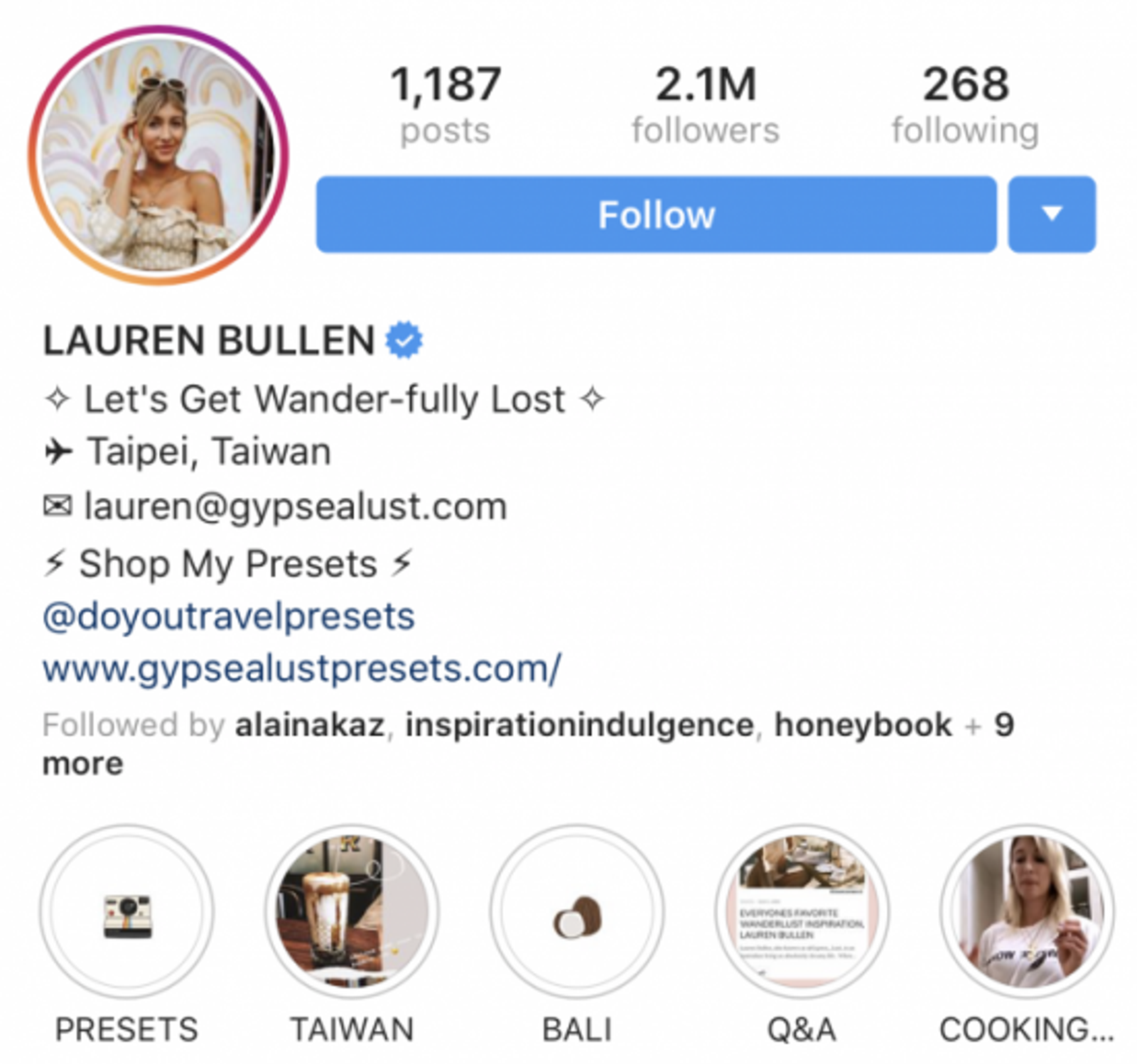 Instagram-micro-influencer-lauren-bullen-example
