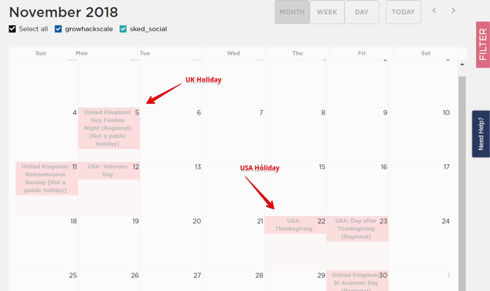 Horario de publicaciones en redes sociales - Sked Social