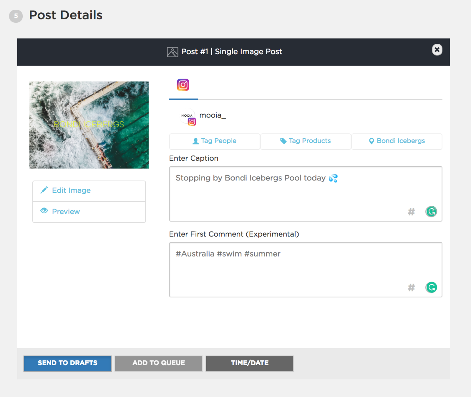 Aplicación de Diseño de Cuadrícula para Instagram - Sked Social
