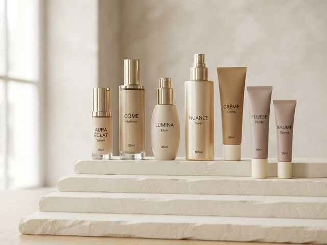 A curated selection of neutral cosmetic packaging components for beauty product development