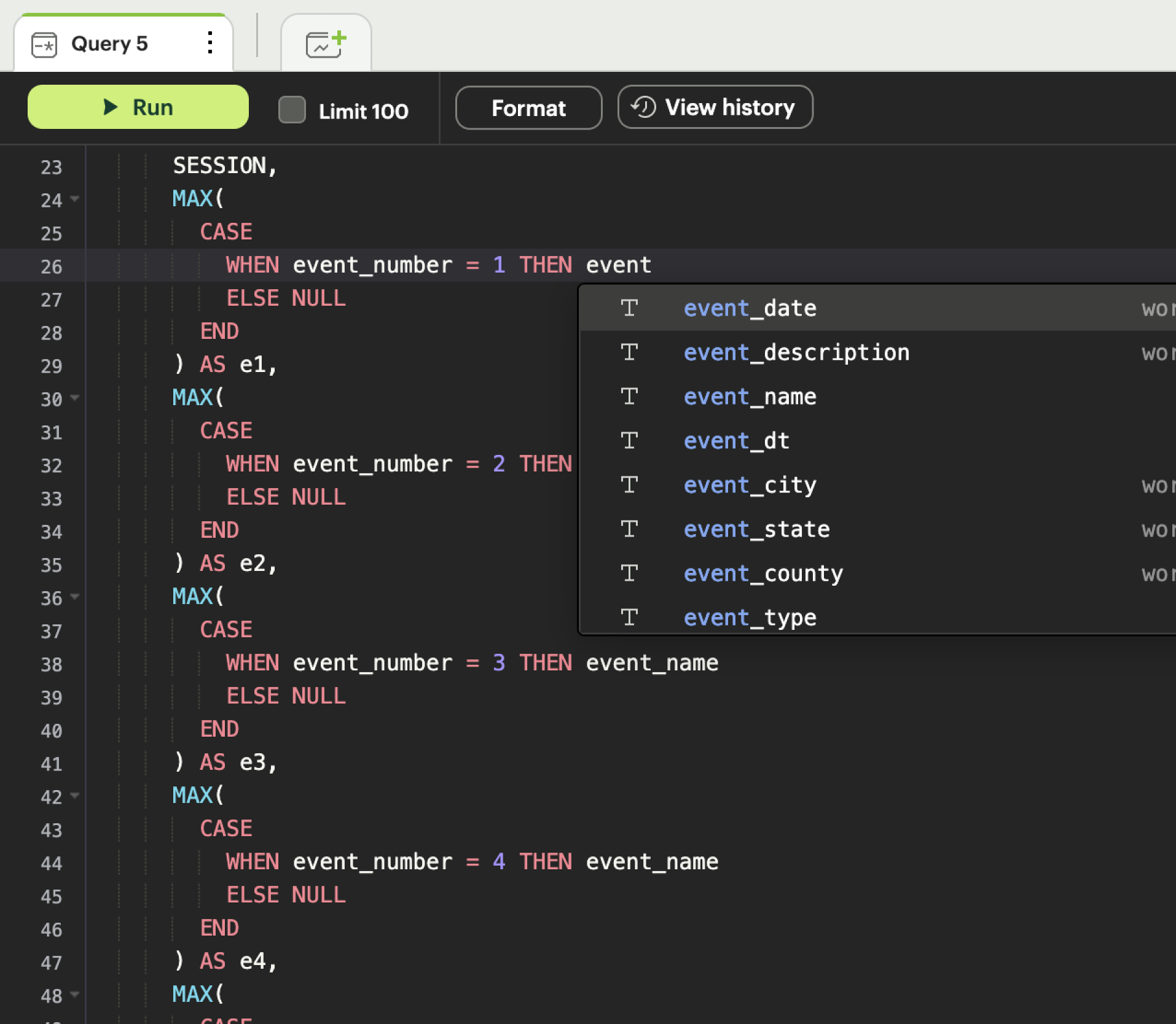 Answer any Question with SQL | Mode