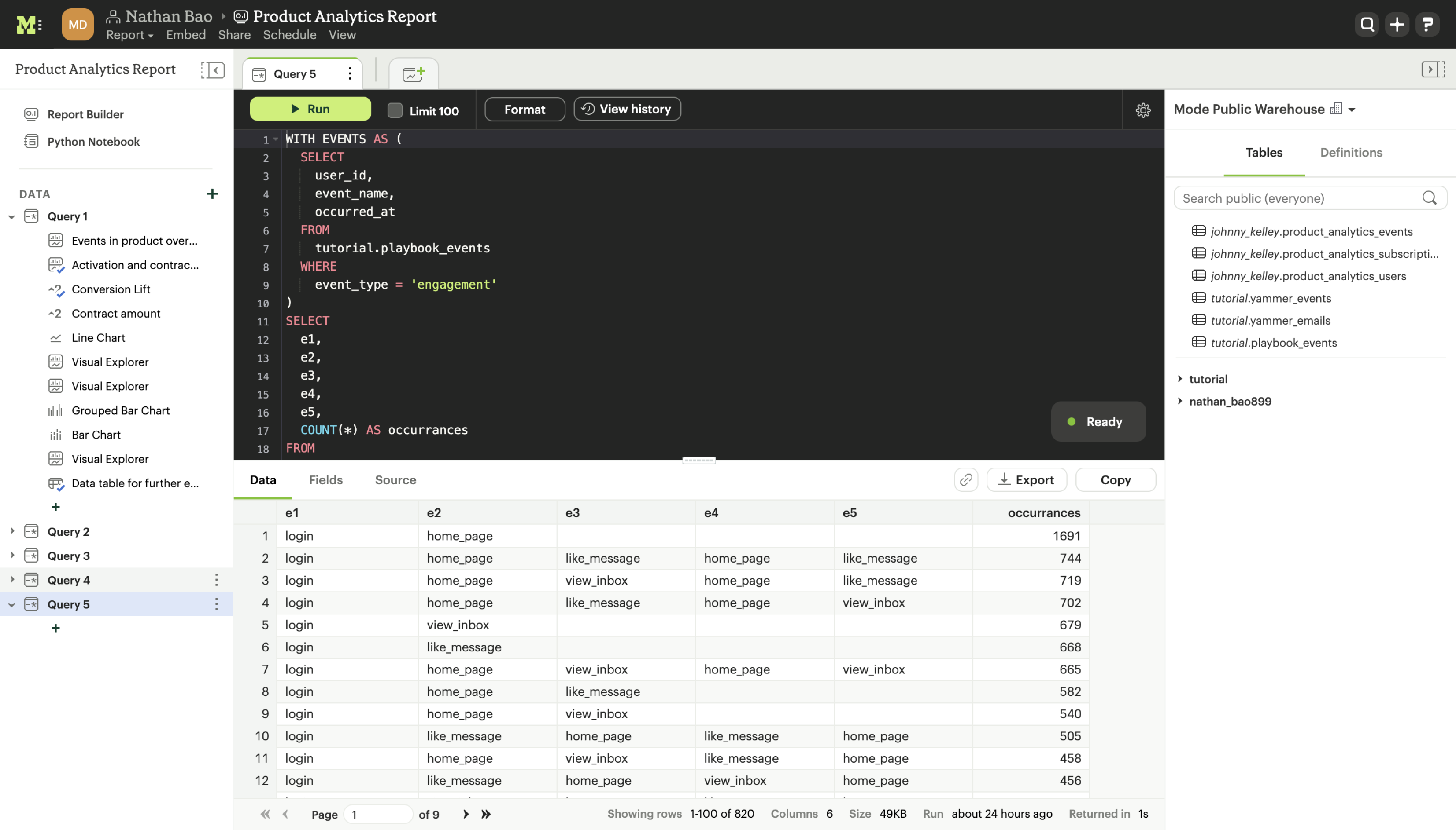 Moden Sql Editor - Answer any Question with SQL | Mode