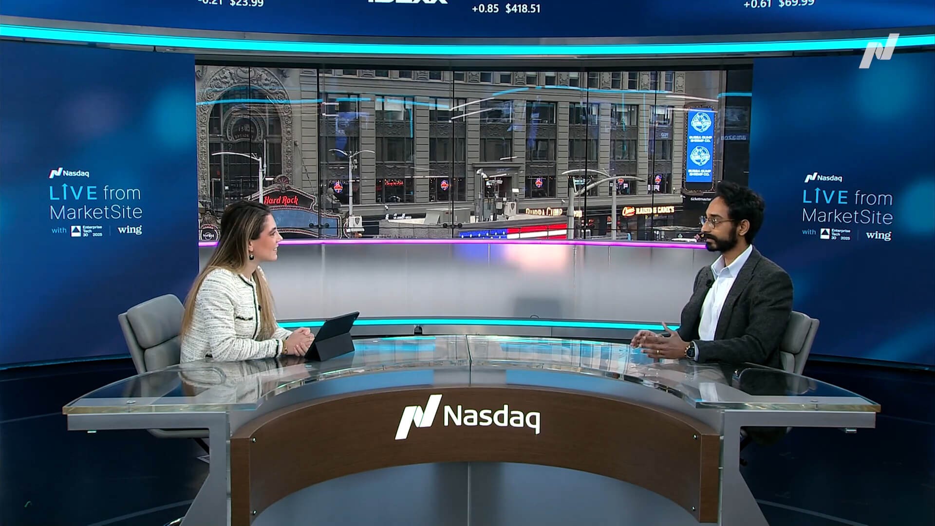 Distyl Appearance on Nasdaq Live
