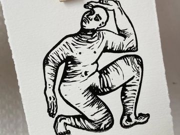 Parte de un grabado de mi primer libro de artista - 1