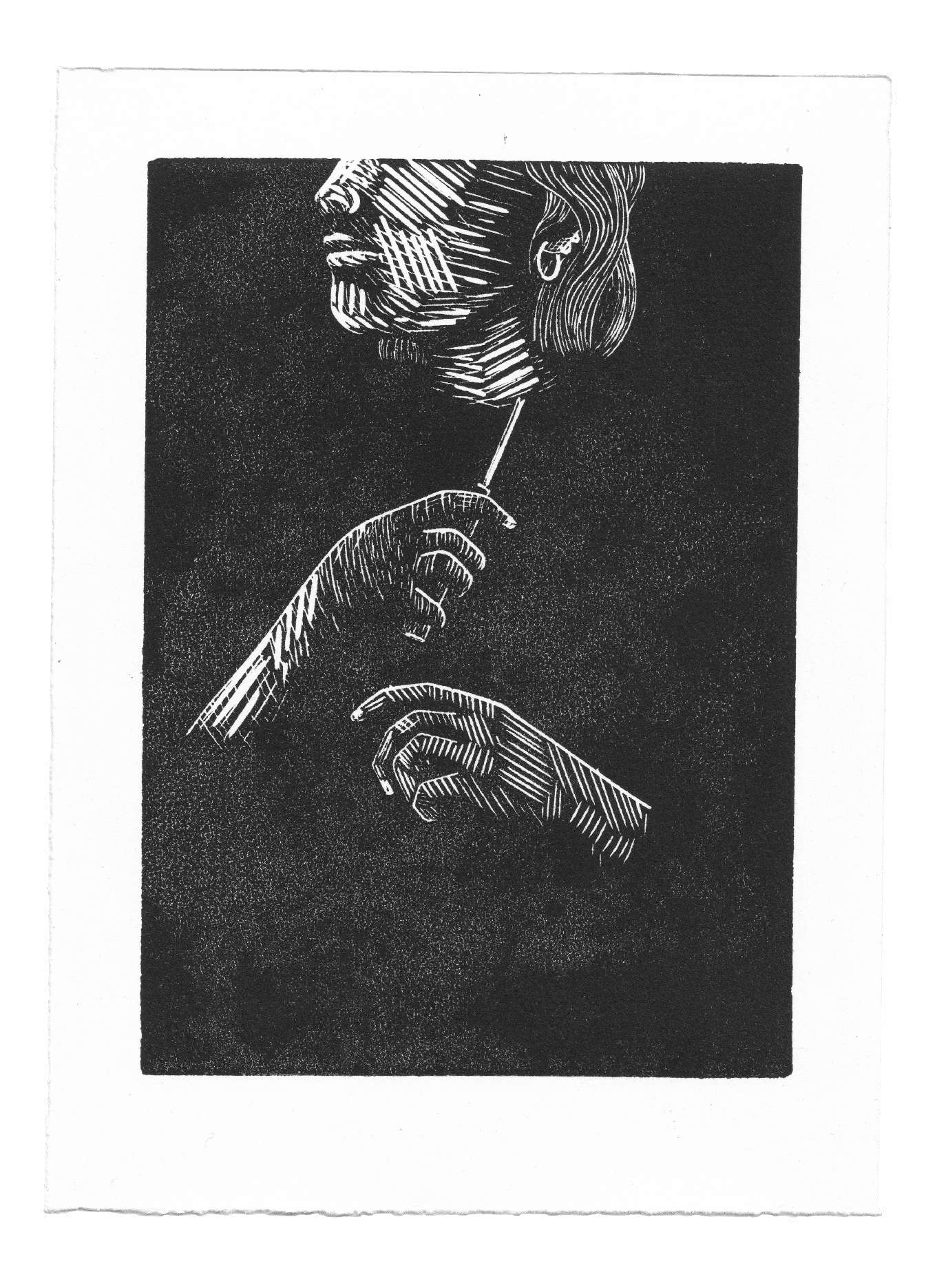 La gouge comme une dague