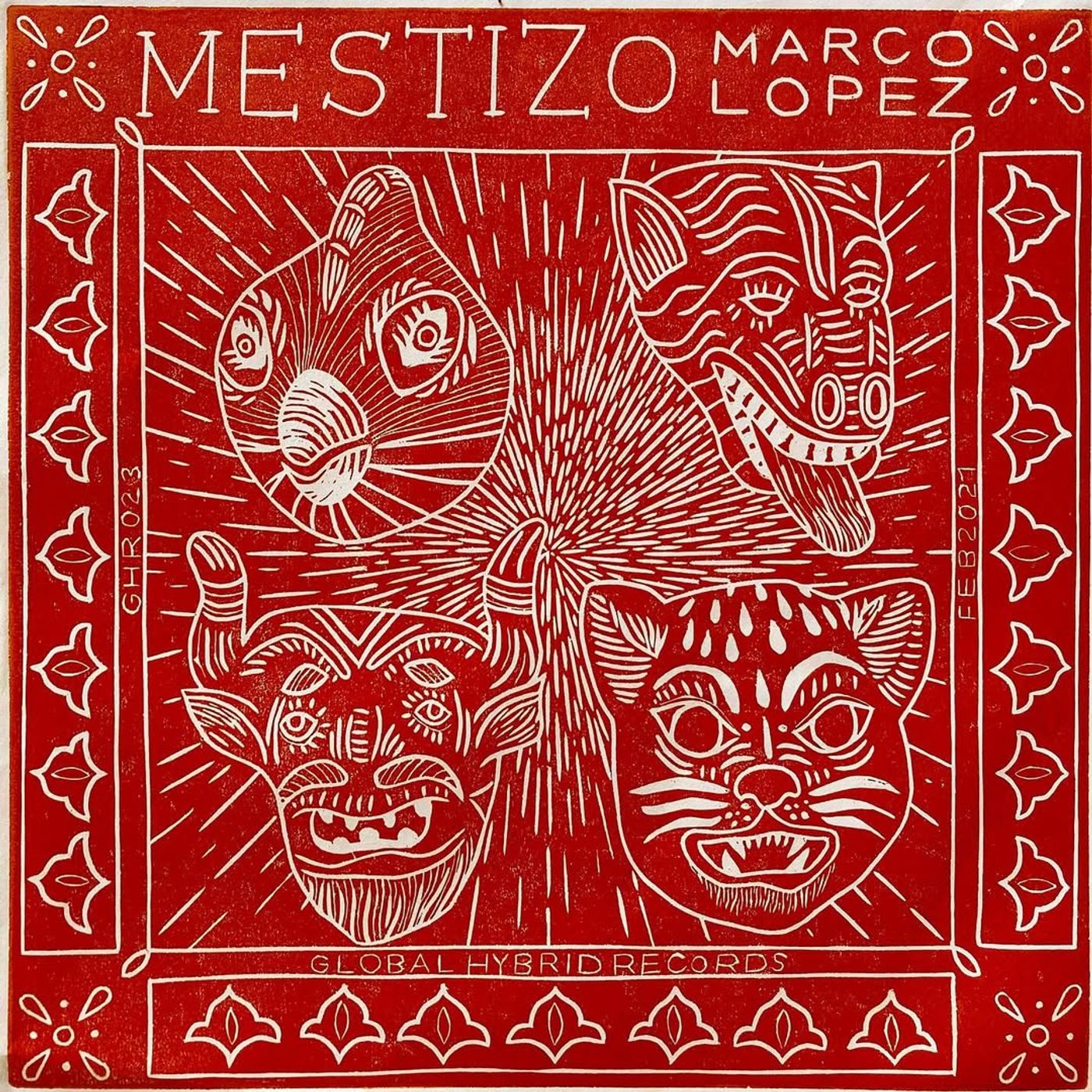 Mestizo — portada en xilografía - 1