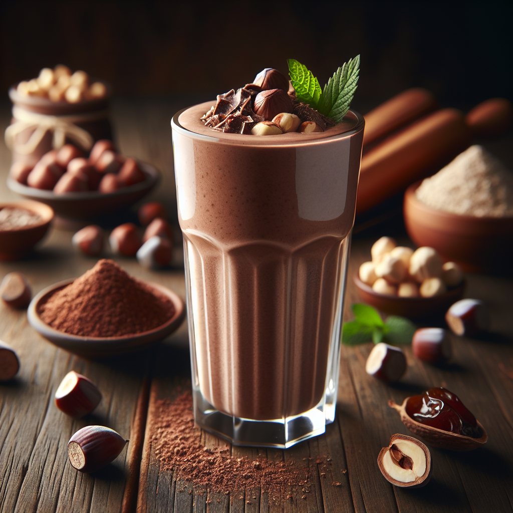 Decadent Chocolate Hazelnut Bliss Smoothie