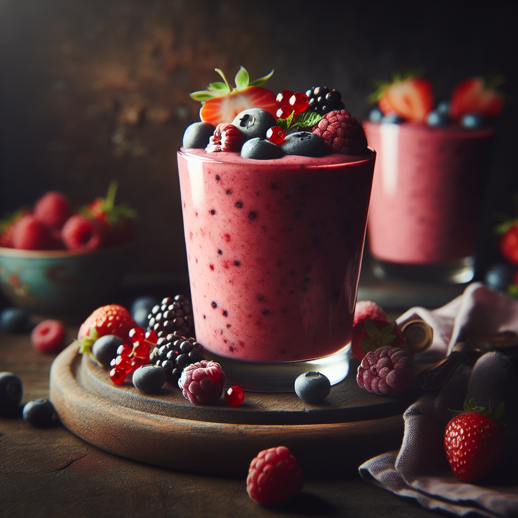 Summertime Bliss Berry Smoothie Recipe