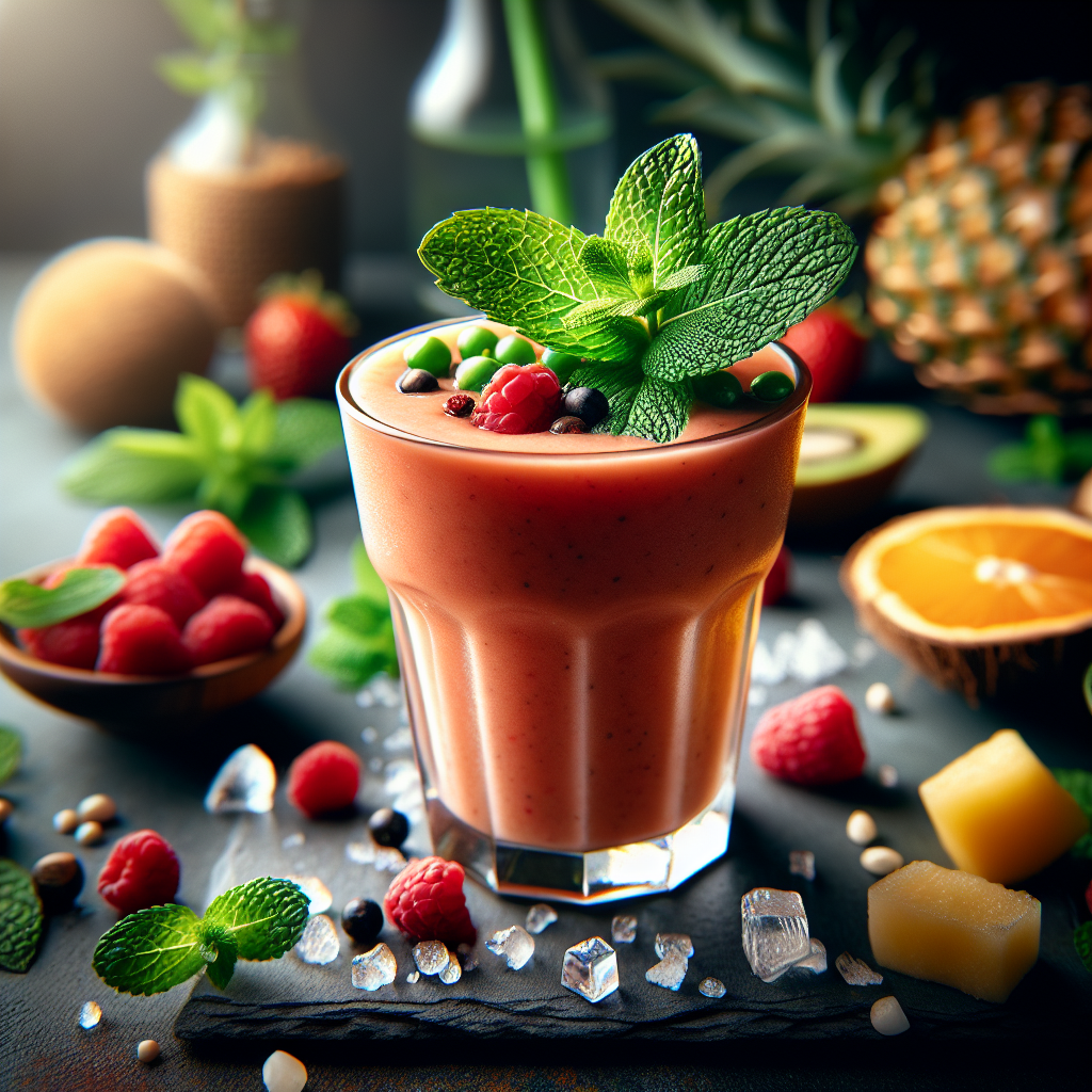 African Oasis Smoothie: An Adventure in Tropical Flavor