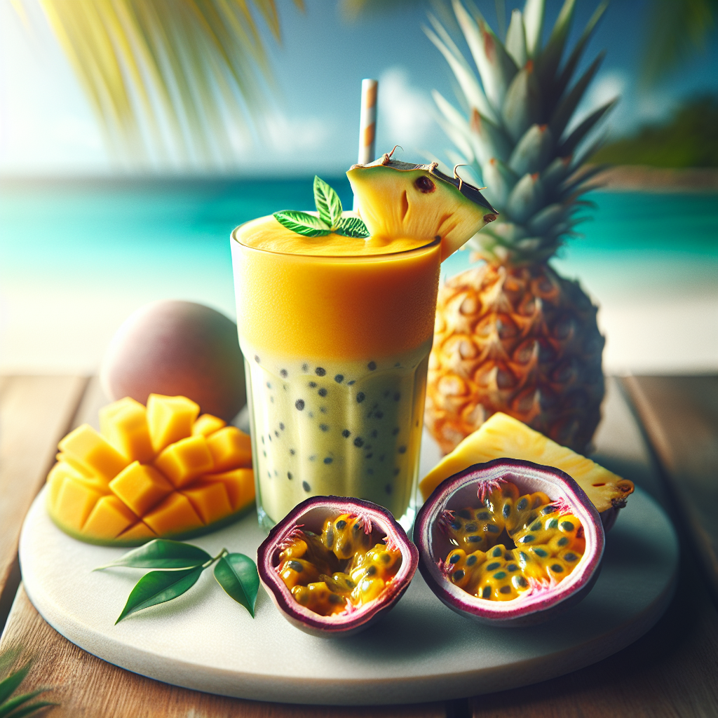 Tropical Bliss Island Smoothie