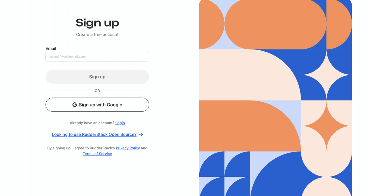Rudderstack UI UX Examples & Screenshots | SaaSUI